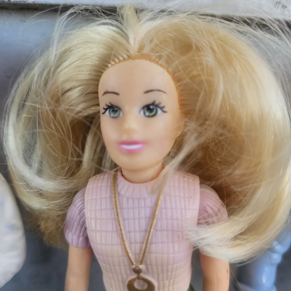 Fisher Price Loving Family Doll House Figure Lot Dad Mom Girl Blonde 2000 2006